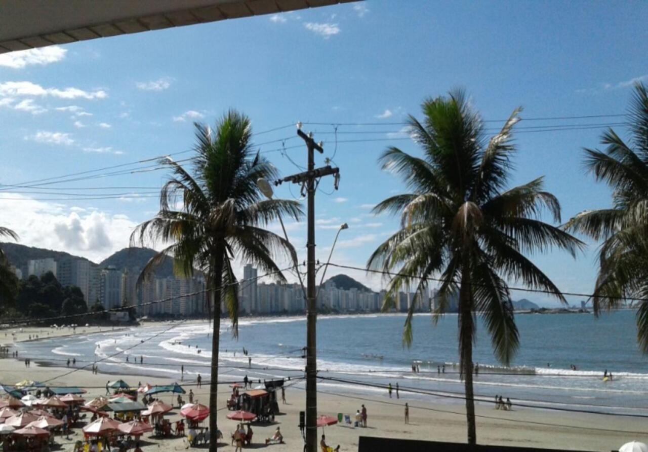Apto - Predio De Frente Para Praia - Asturias - Guaruja - 2 Vagas Garagem - Wi-Fi E Ar Condicionado Kültér fotó